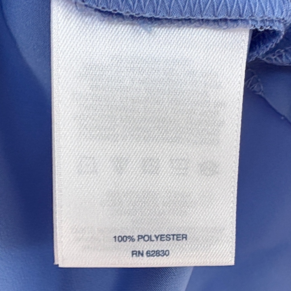 NWOT Lands' End Blue Pleated Blouse - Size 10 - Picture 13 of 14